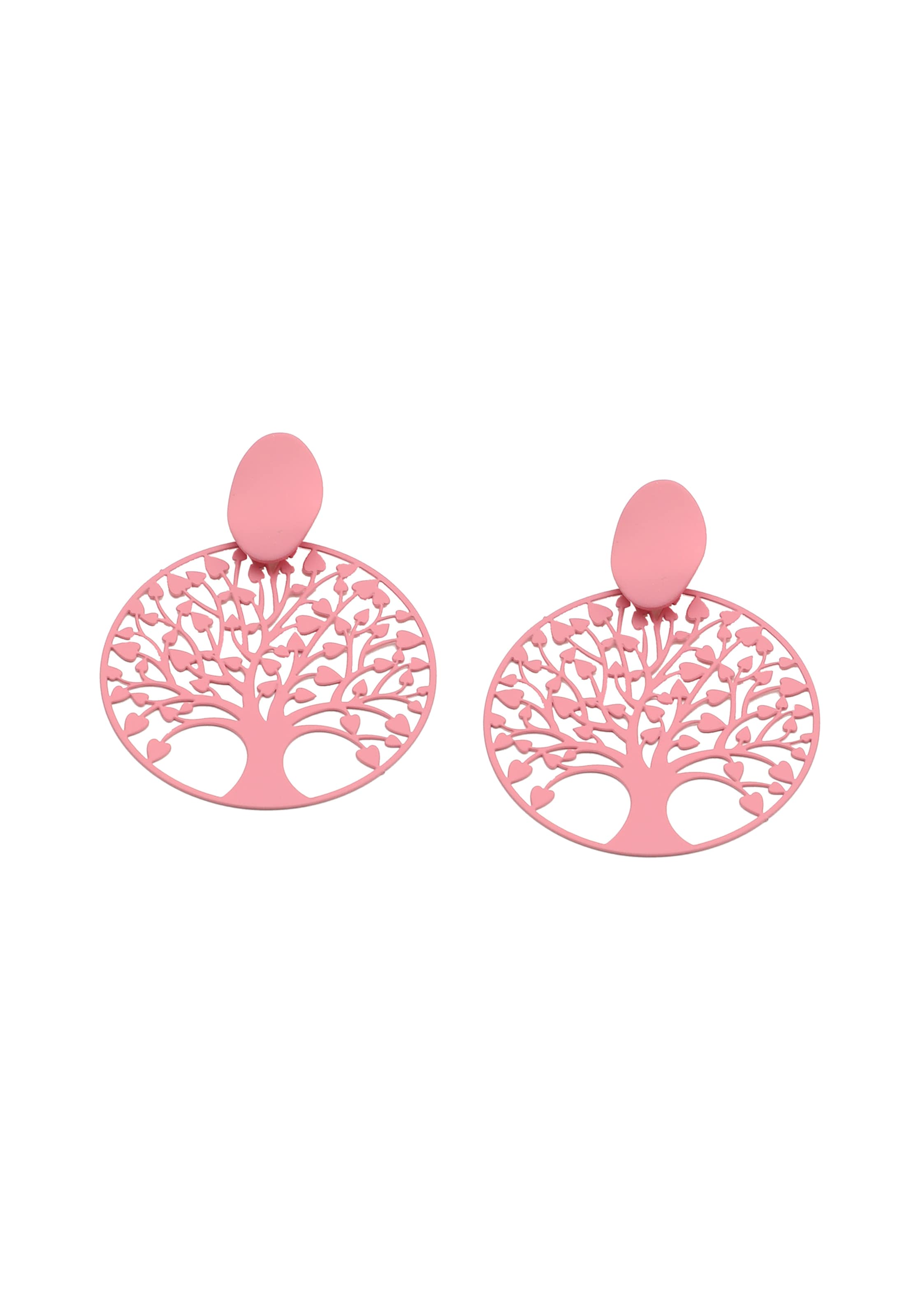 SOHI Обеци ' Calantha ' в розово: отпред