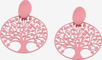 Boucles d'oreilles ' Calantha ' SOHI en rose : devant