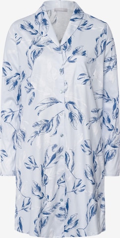 Chemise de nuit ' Loungy Nights ' Hanro en bleu : devant