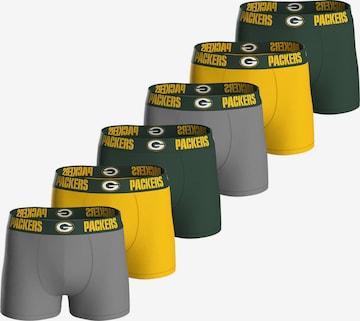 Boxers 'Green Bay Packers' Huddle en jaune : devant
