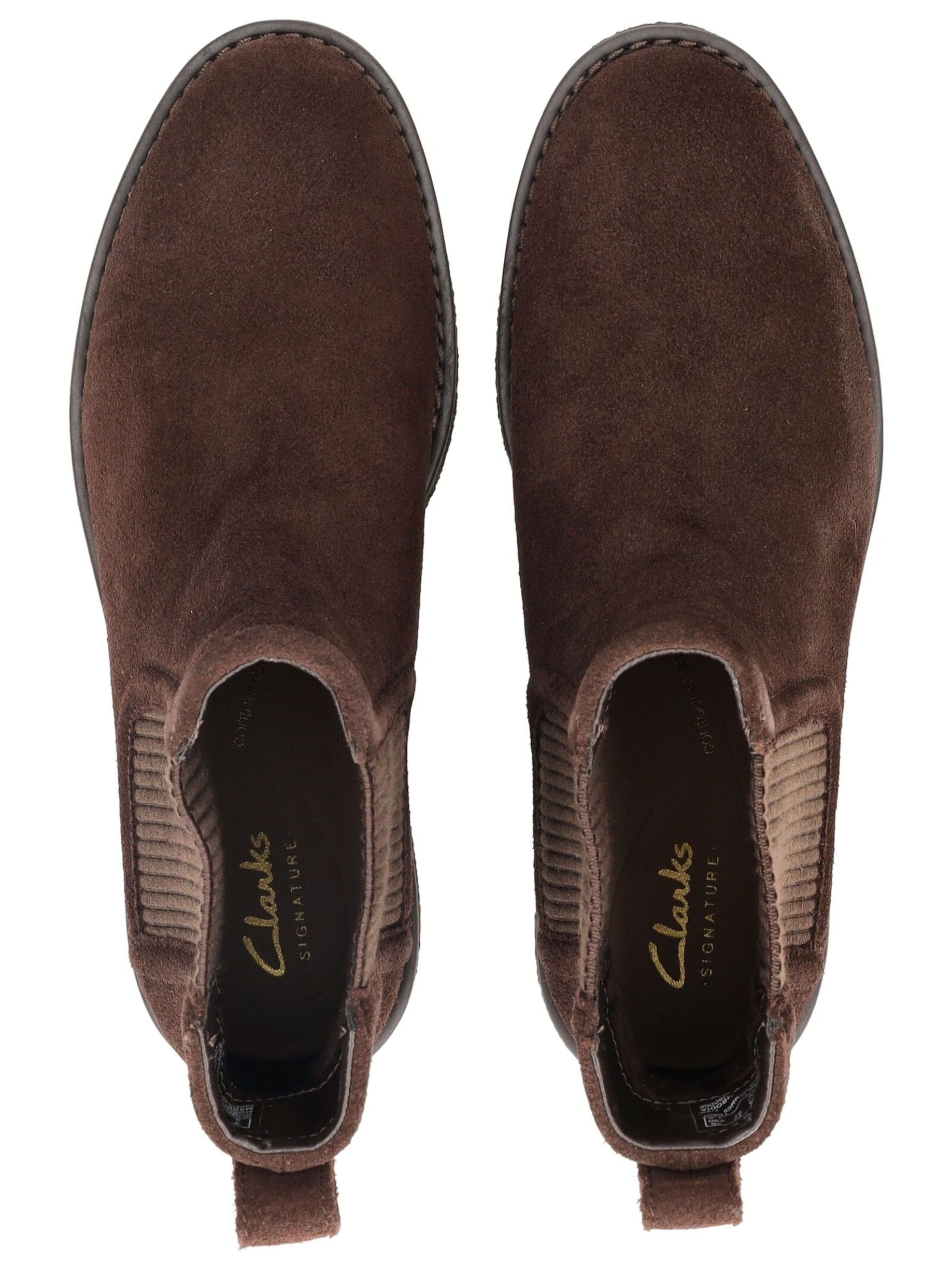 CLARKS Chelsea Boots in Brown