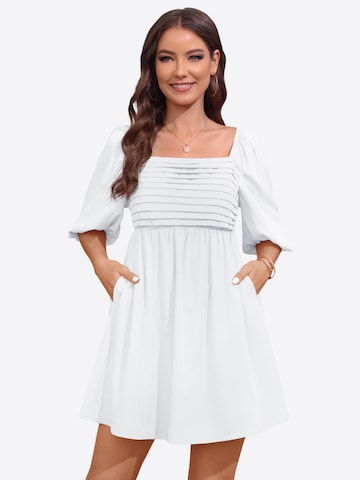 Imily Bela Kleid in Weiß: Vorderseite