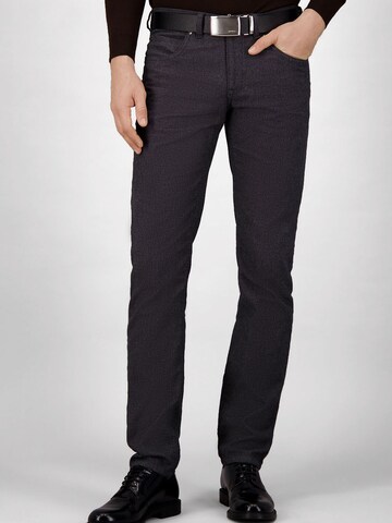 Gardeur Slim fit Trousers 'Bill' in Grey: front