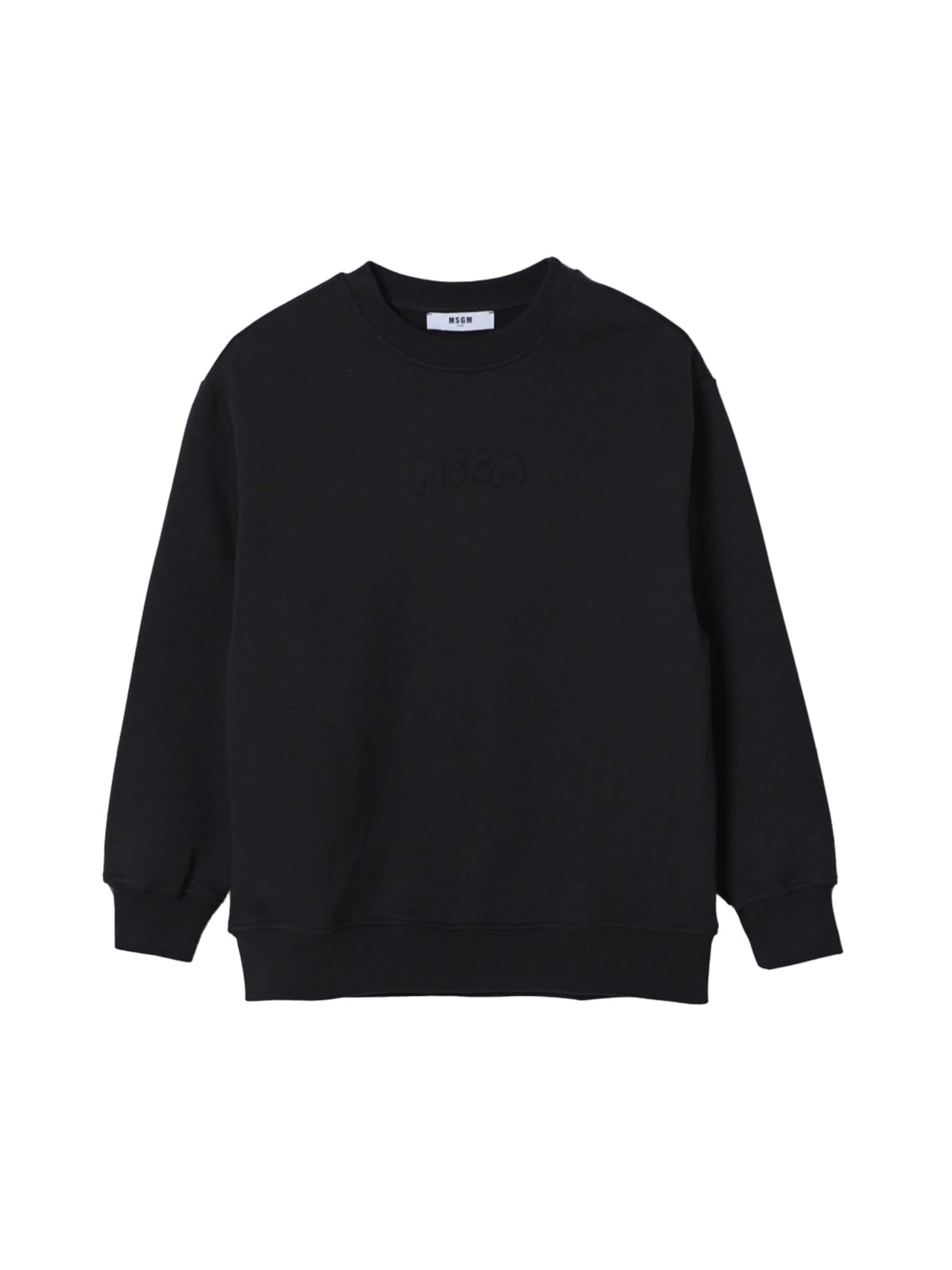 MSGM Sweatshirt in Black: front