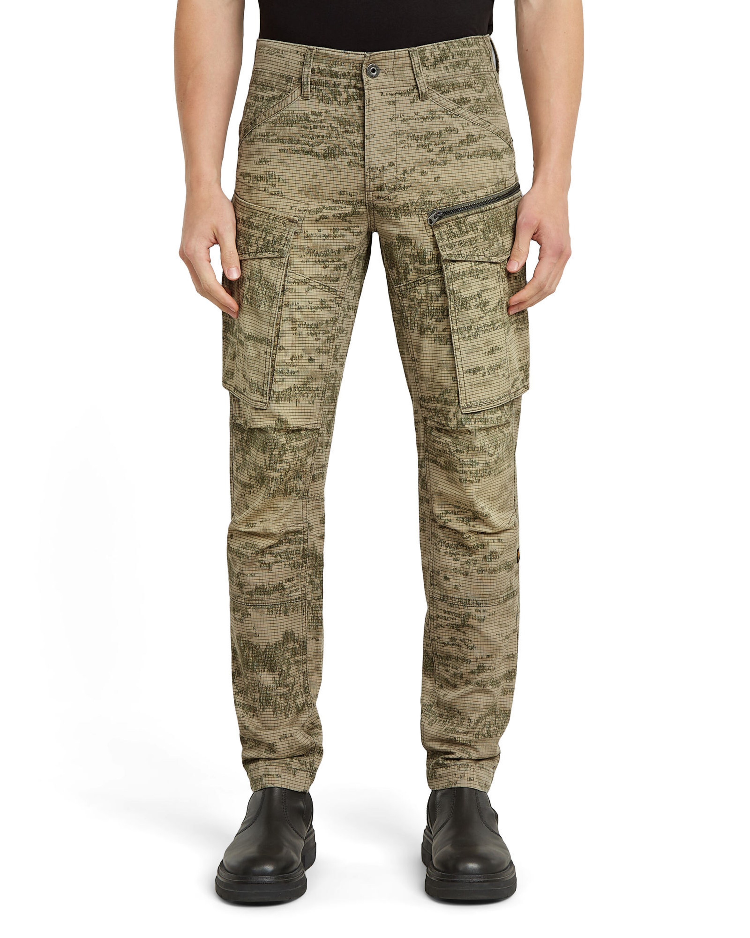 G-STAR Tapered Cargo Pants in Beige: front