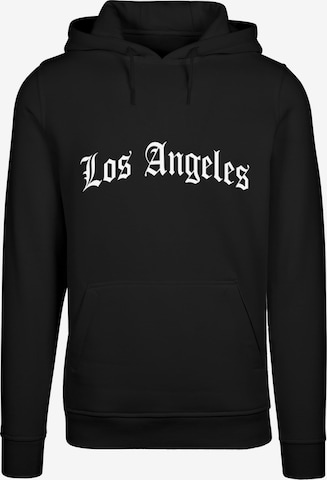 Mister Tee Sweatshirt 'Los Angeles' in Zwart: voorkant