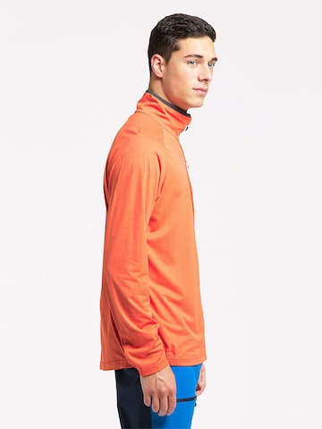 Haglöfs Athletic Fleece Jacket 'Mirre Mid' in Orange