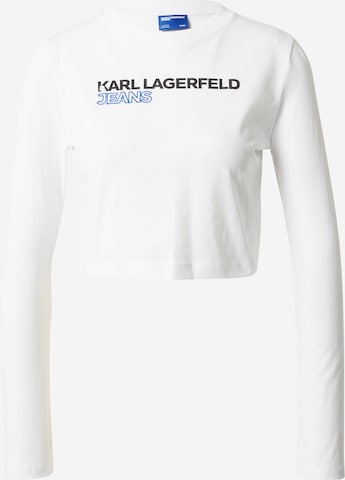 KARL LAGERFELD JEANS - Camiseta en blanco: frente