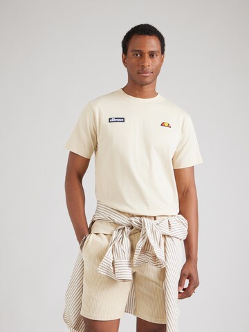 ELLESSE - Camisa 'Floran' em bege: frente