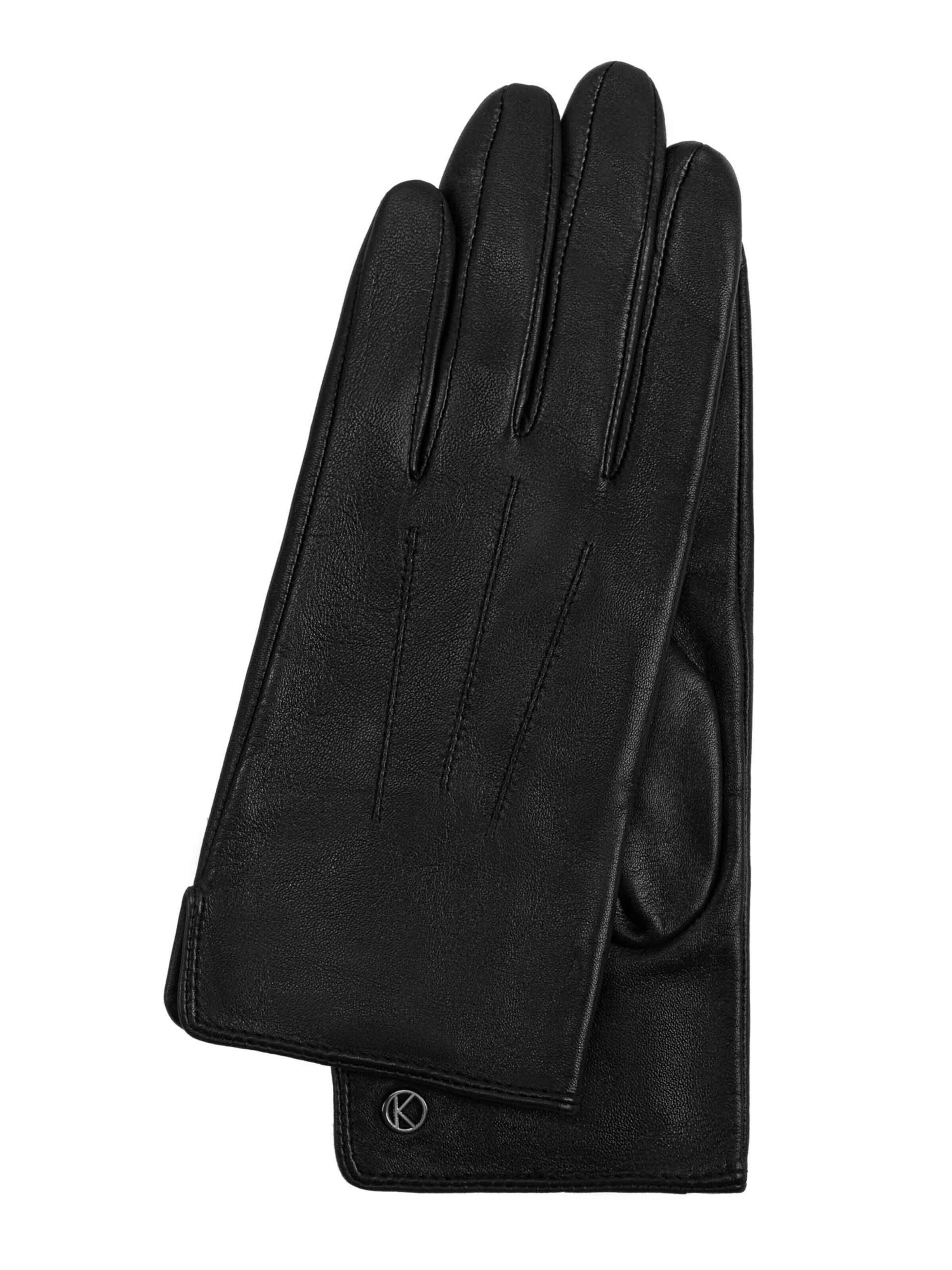 KESSLER Fingerhandschuhe‌‌‌‌‌‌‌‌ in Schwarz: Vorderseite