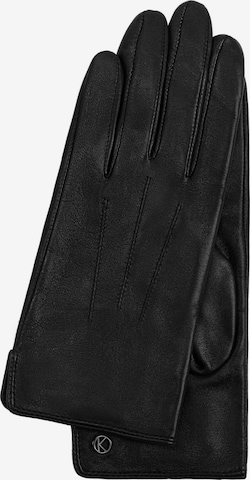 KESSLER Fingerhandschuhe in Schwarz: Vorderseite