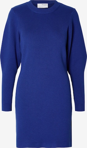 SELECTED FEMME Knit dress 'MIRABEL' in Blue: front