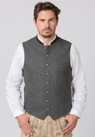 STOCKERPOINT Traditional Vest 'Fabricio' in Grey: front
