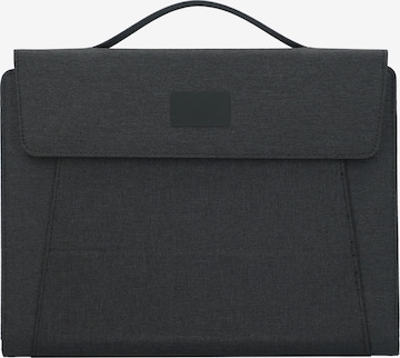 Borsa per laptop 'Fiori' di Alassio in grigio: frontale