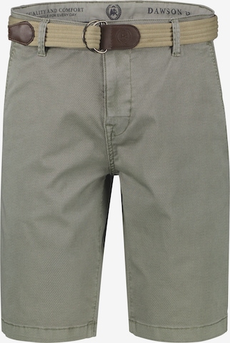 Pantalon chino LERROS en vert : devant