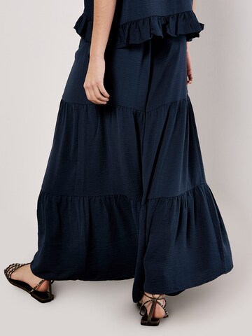 Wide Leg Pantalon ' ' Apricot en bleu
