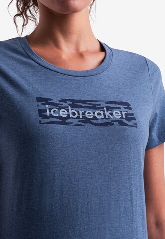 mėlyna ICEBREAKER Sportiniai marškinėliai 'Central Classic'