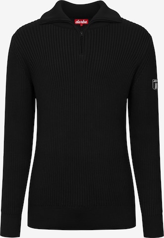 Derbe Sweater 'Matrosenplünn' in Black: front