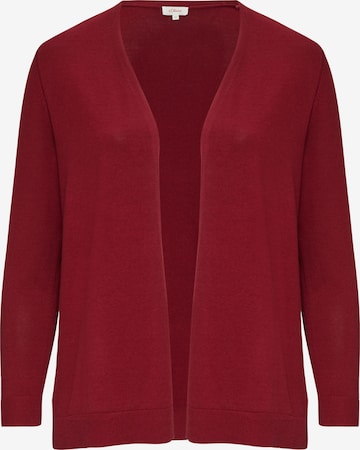 s.Oliver Strickjacke in Rot: Vorderseite