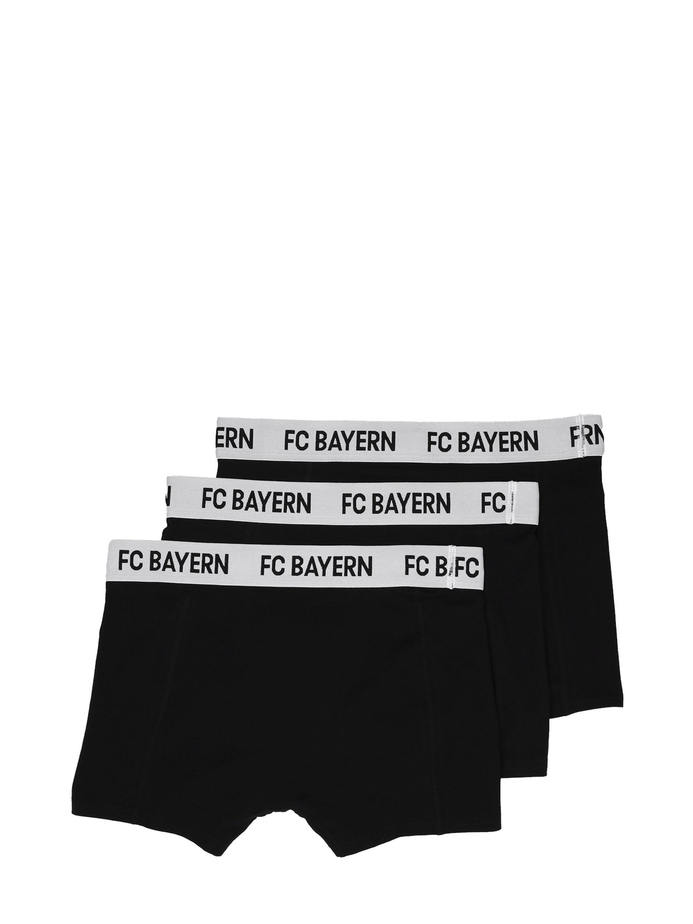 FC BAYERN MÜNCHEN Boxershorts 'Essentials' in Schwarz: Vorderseite