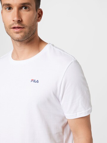 FILA - Camisa 'Brod' em azul