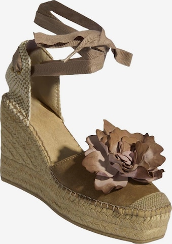 Desa - Alpargatas en beige: frente