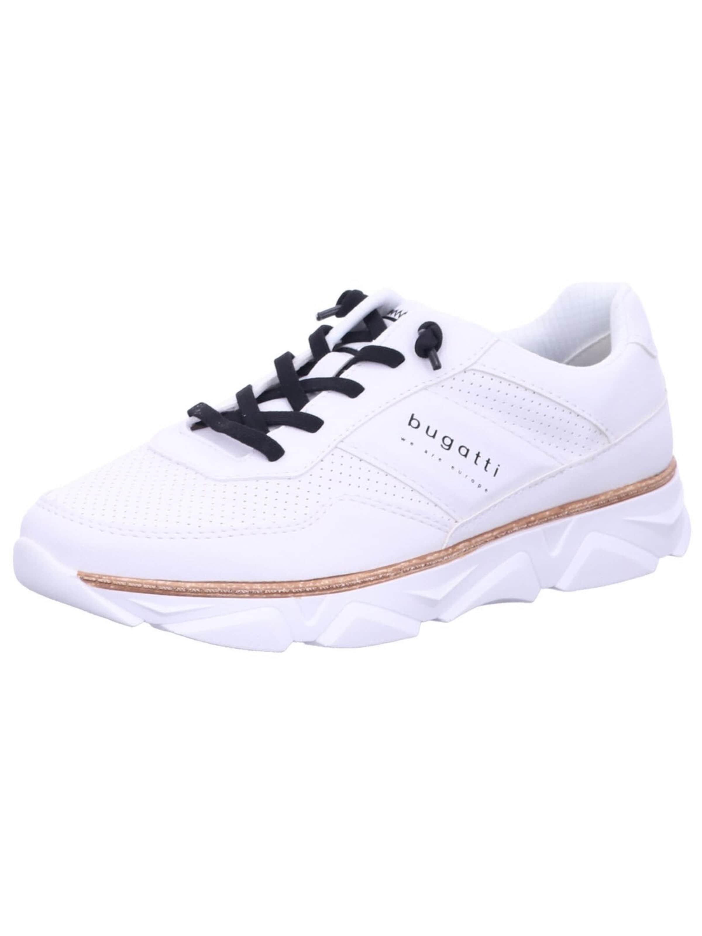 bugatti Platform trainers 'Sneaker Herren 321935015000 2000 Echtleder in weiß' in 43 in White, Item view