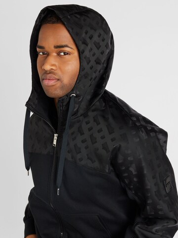 BOSS Black Sweat jacket 'Steele76' in Black