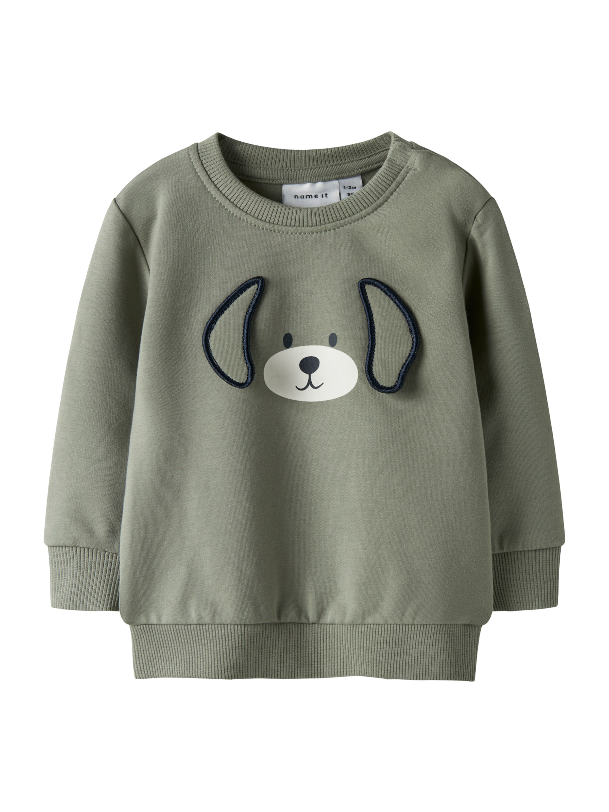 NAME IT - Sudadera 'NBMTOBIAS' en gris: frente