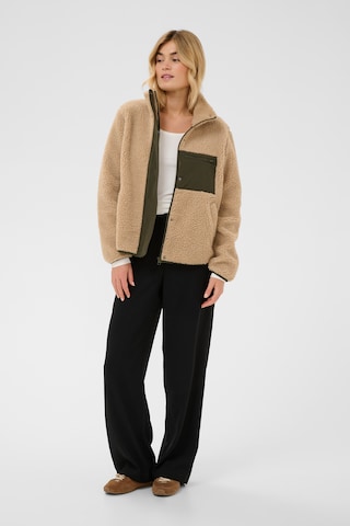 Love Copenhagen Fleece jas 'LCVigga' in Bruin