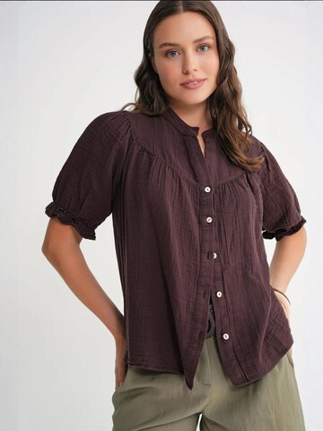 MixRay - Blusa em castanho