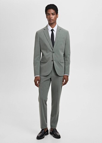 MANGO MAN Regular fit Suit Jacket 'Paris' in Green