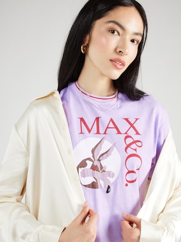 MAX&Co. Тениска 'IZZY' в лилав