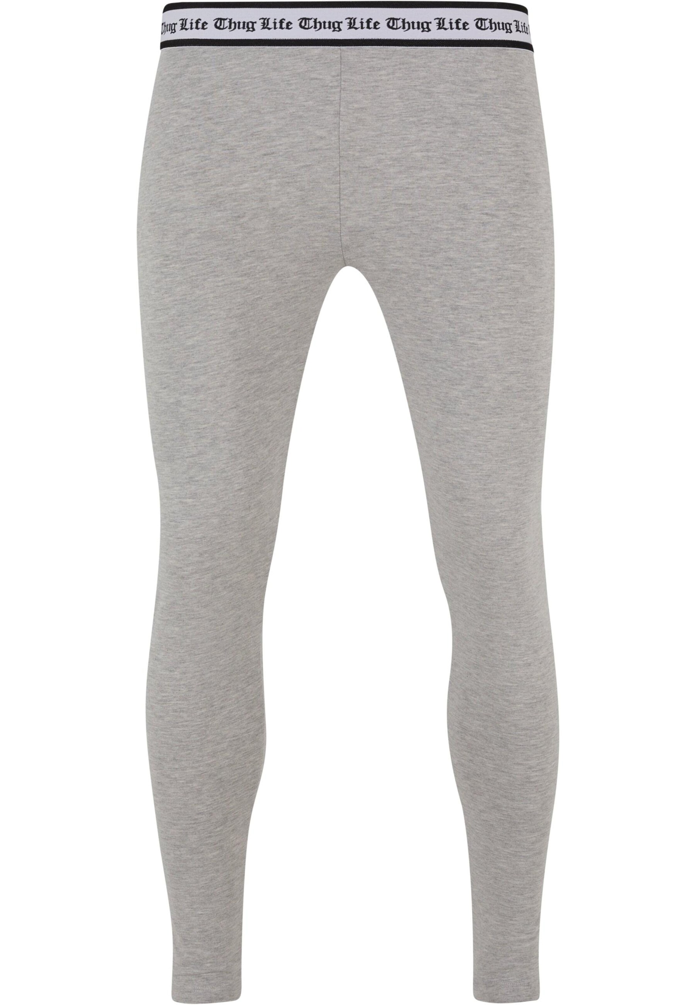 Thug Life Skinny Legíny 'Dessa' – šedá: přední strana