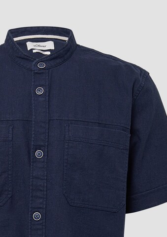 Fit confort Chemise s.Oliver en bleu