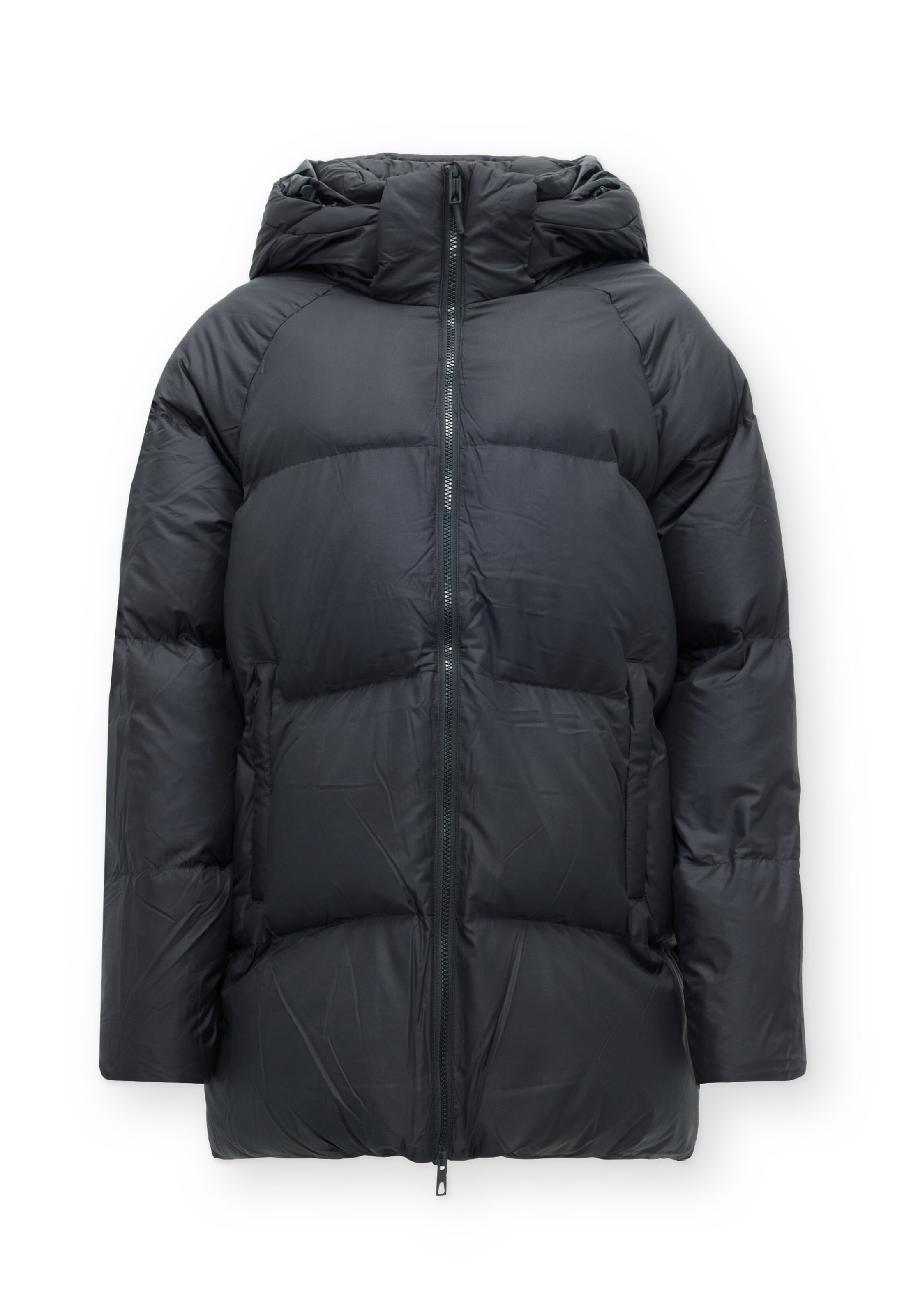 4F Outdoor jacket in Black: front