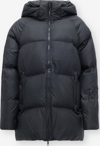 4F Outdoorjacke in Schwarz: Vorderseite