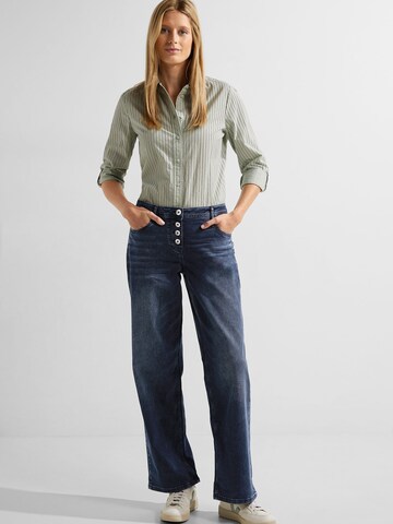 CECIL Wide leg Jeans 'Neele' in Blauw