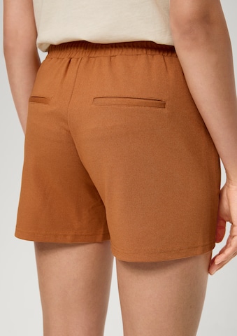 Regular Pantalon QS en marron