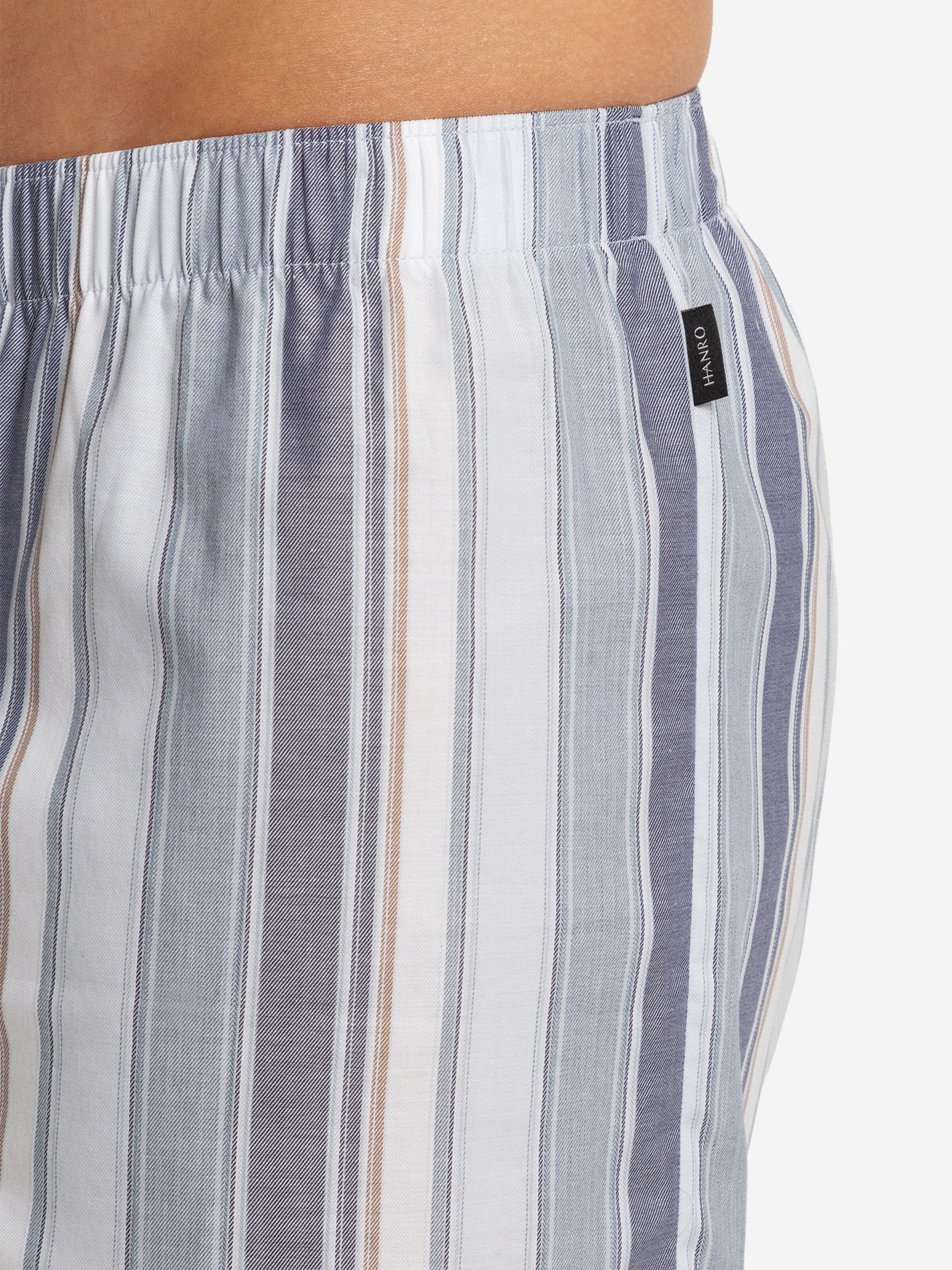 Hanro - Boxers ' Fancy Woven ' em azul
