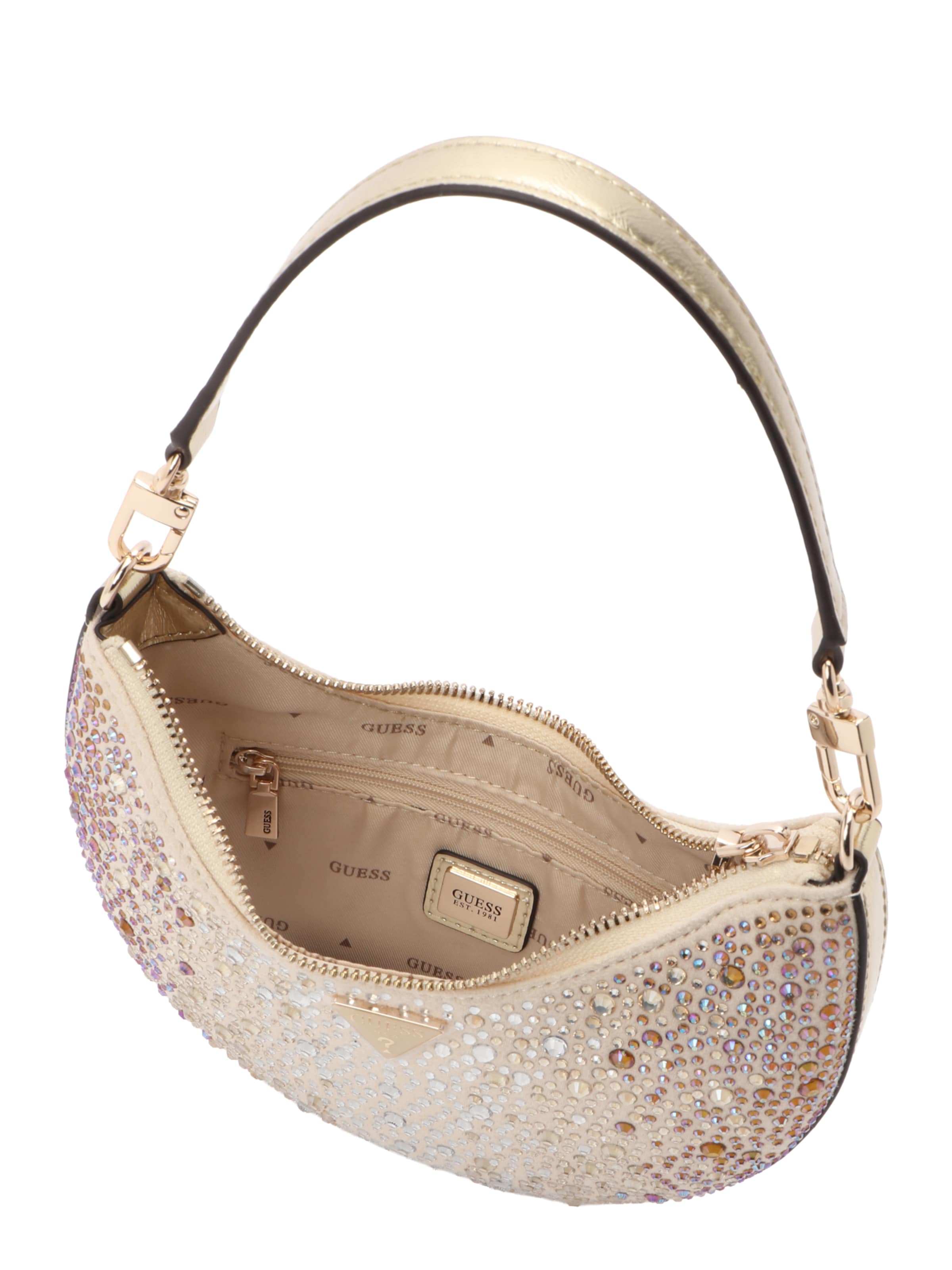 GUESS - Mala de ombro 'TASMIN' em bege