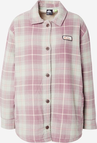 purpurinė QUIKSILVER Demisezoninė striukė 'UNIPLAID': priekis