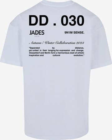 9N1M SENSE Shirt 'Sense x Jades' in Wit