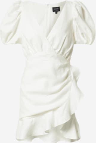 Robe 'Irina' Bardot en blanc : devant