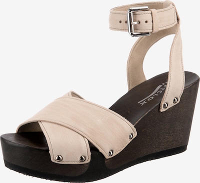 SOFTCLOX Riemensandale 'Abbie' in beige / dunkelbraun, Produktansicht
