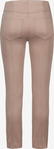 STEHMANN Slimfit Broek in Beige