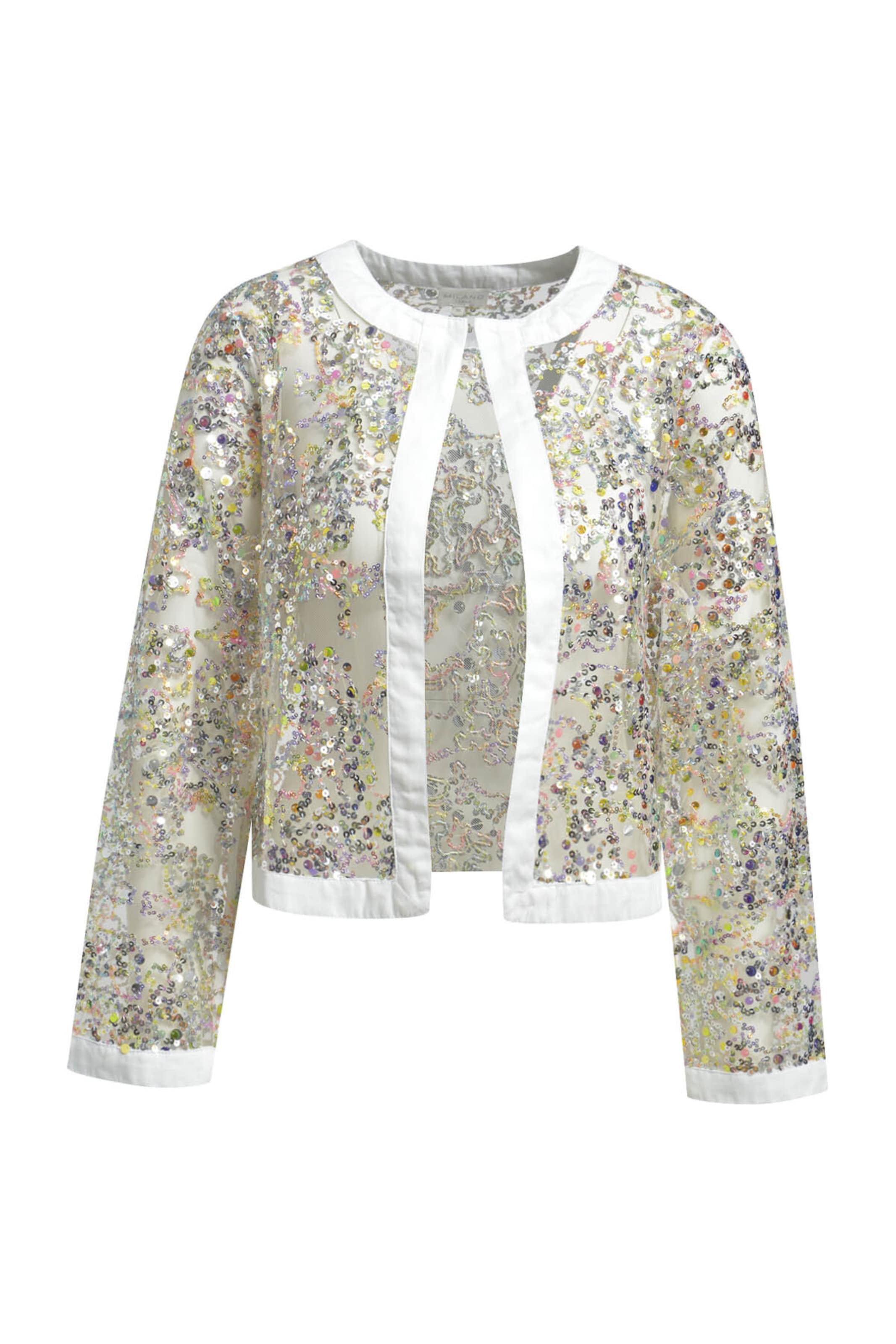 Milano Italy Between-Season Jacket in Green: front