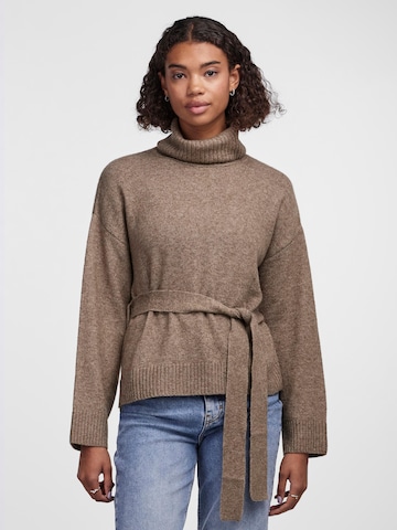 PIECES Sweater 'JASSY' in Brown: front