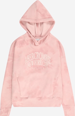 Sweat-shirt Abercrombie & Fitch en rose : devant
