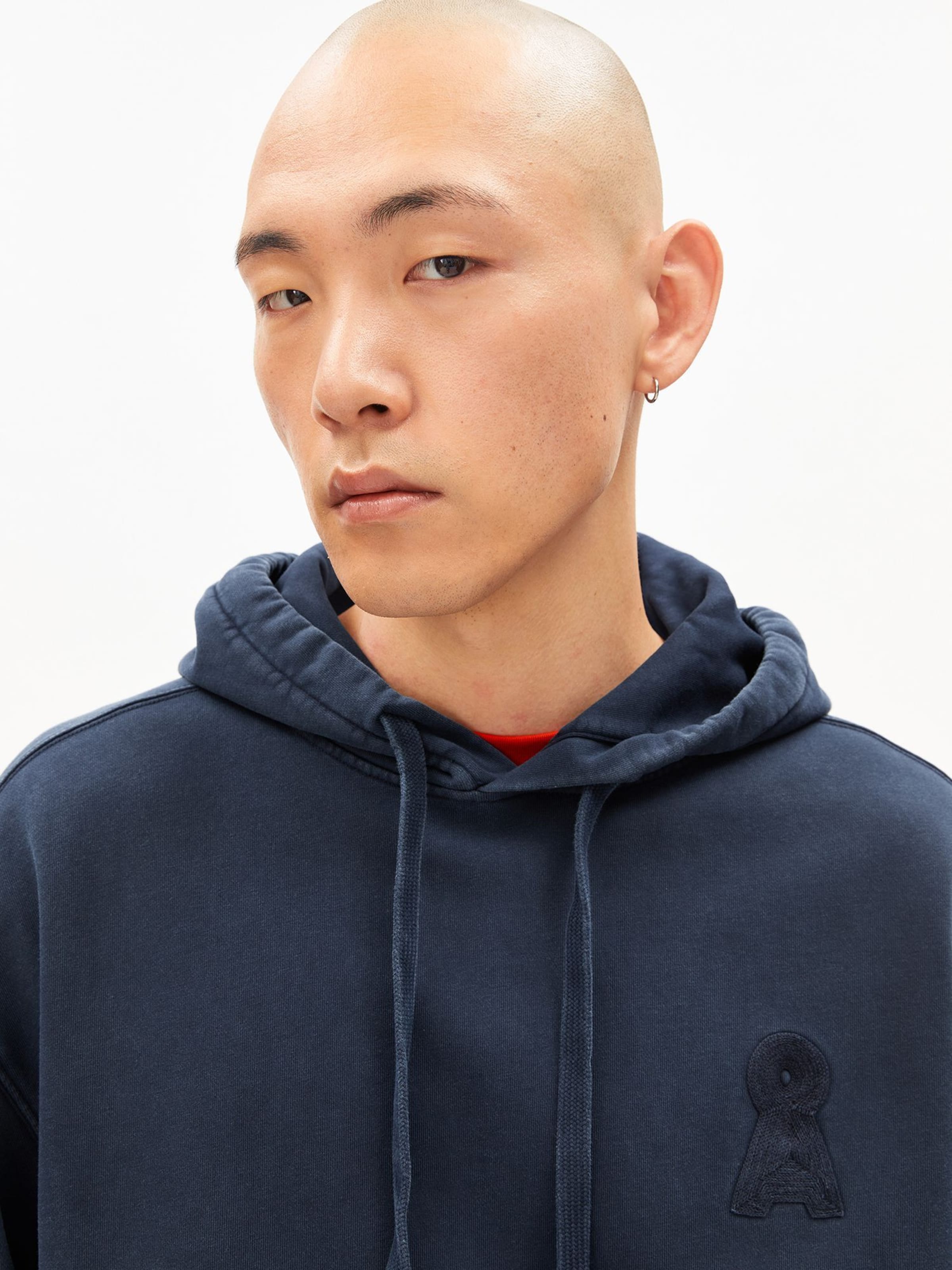 ARMEDANGELS Kapuzenpullover in Blau: Vorderseite